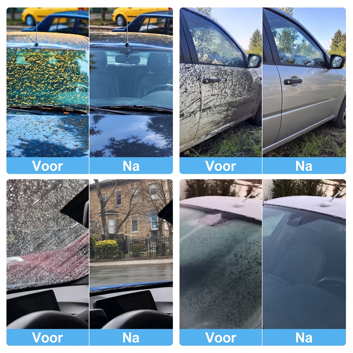 Alles-in-één magnetische glasreiniger — dubbelzijdige reiniging, wasbare pads en veelzijdig gebruik voor thuis en in de auto | Eén set. Helderder glas. Minder moeite. 💎