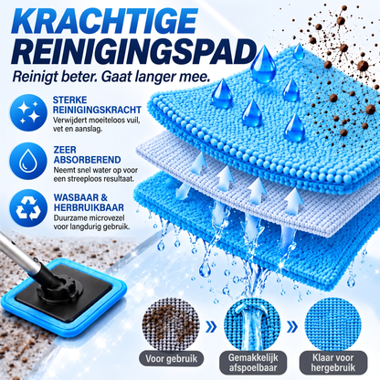 Alles-in-één magnetische glasreiniger — dubbelzijdige reiniging, wasbare pads en veelzijdig gebruik voor thuis en in de auto | Eén set. Helderder glas. Minder moeite. 💎