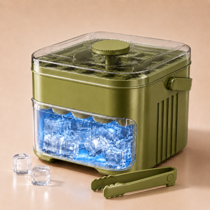 🧊 Nectavira® 2-in-1 ijsblokjesvorm met opbergbak