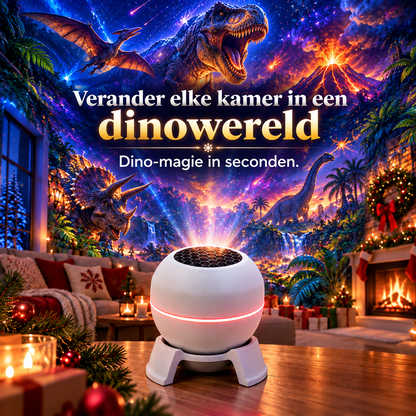 🦖🦕Draaibare kerstlichtprojector – 8 feestelijke motieven